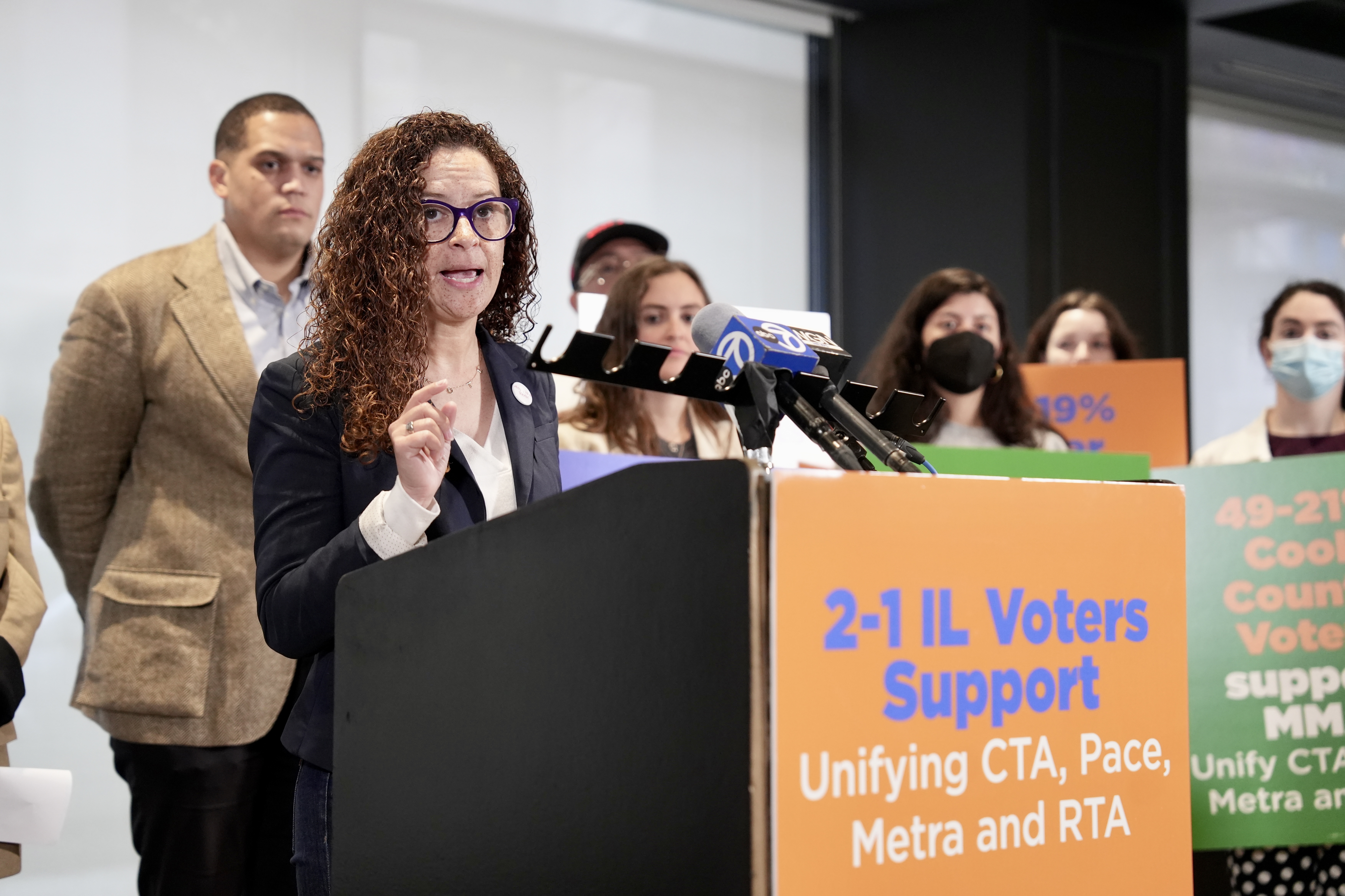 State Rep. Mary Beth Canty, D-Arlington Heights, supports merging Chicago-area transit agencies.
