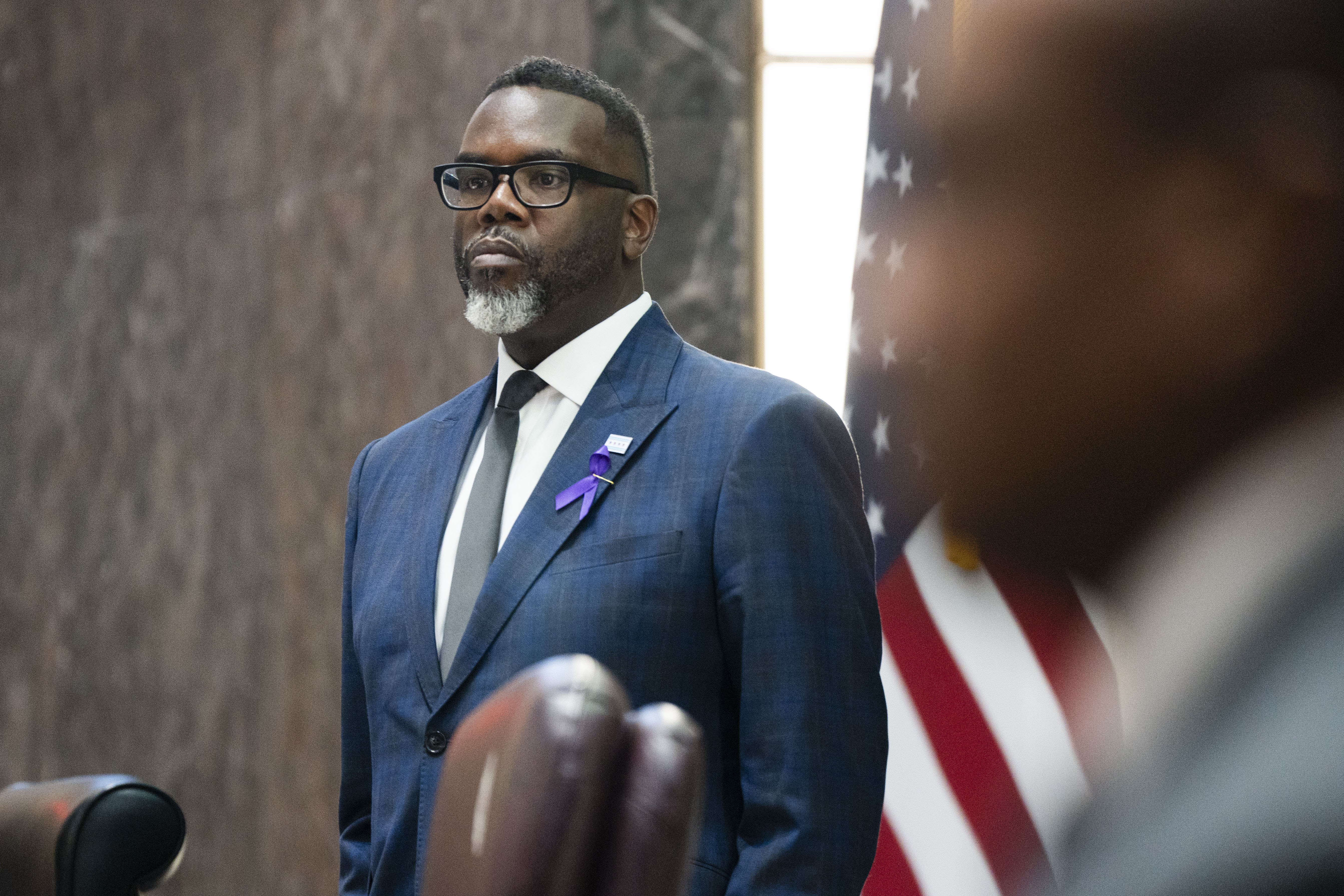 Chicago Mayor Brandon Johnson