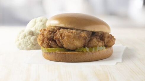 Chick-fil-A Inc. shows the new, plant-based Chick-fil-A Cauliflower Sandwich.