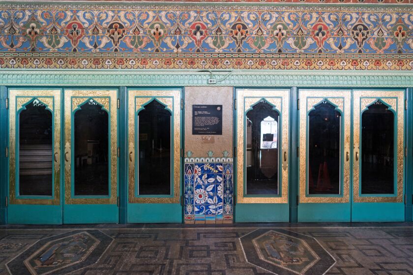 Detail of the entryway at the Avalon Regal Theater. | Max Herman/For the Sun-Times