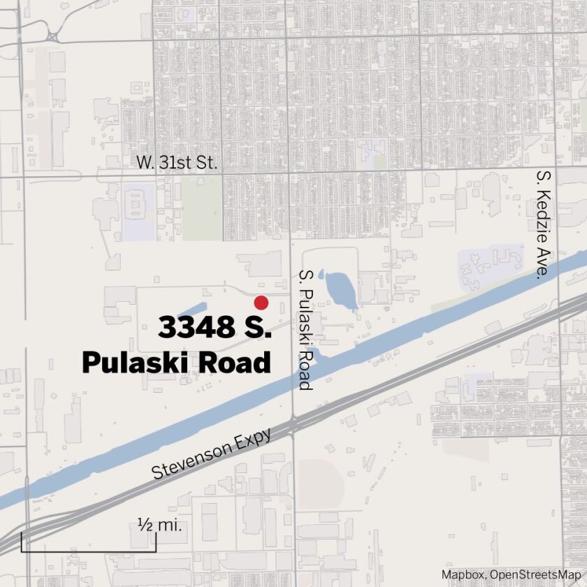 Map of 3348 S. Pulaski Rd.