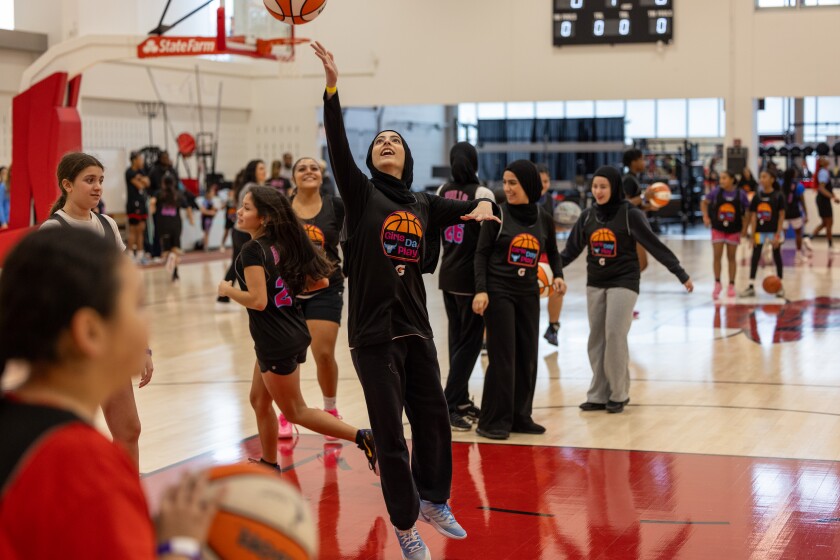 Scenes from the Chicago Bulls' "Girls' Play Day" on March 7, 2026.
