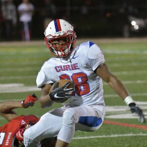 Rakeem Hinton (28) of Curie. Worsom Robinson/For the Sun-Times.