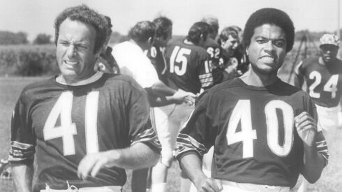James Caan and Gale Sayers star in “Brian’s Song.”