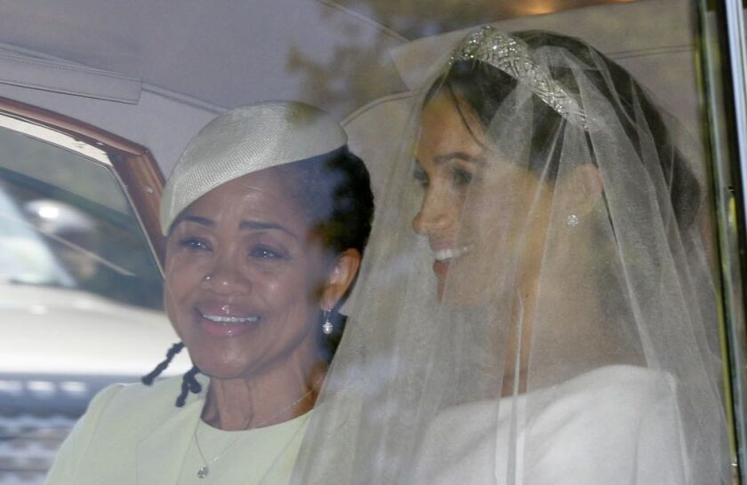 Meghan Markle and her mother Doria Ragland leave Cliveden House Hotel in Taplow, near London, England| AP Photo/Tim Ireland