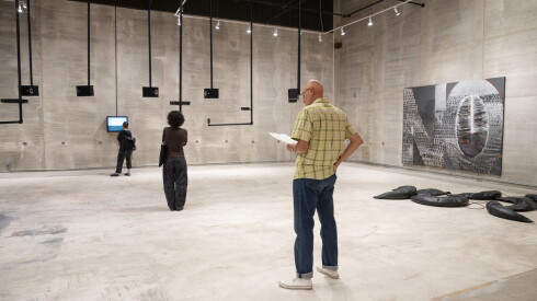 Attendees view an exhibit at last year's Chicago Exhibition Week.