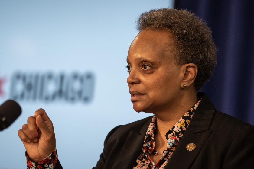 Chicago Mayor Lori Lightfoot.