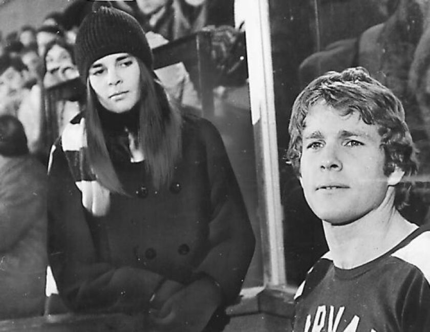 Ali MacGraw and Ryan O’Neal in “Love Story.” | FILE PHOTO