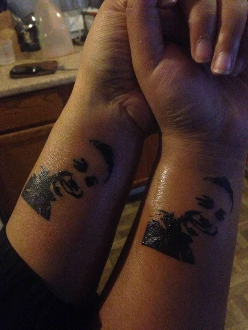 Ebony Ambrose and her daughter Kristin both got tattoos on their arms of Kevin’s image after he was killed.