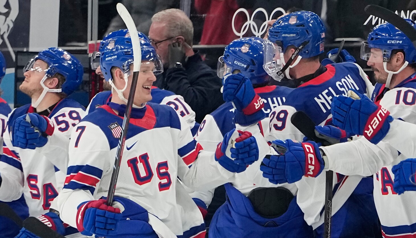 U.S. men's Olympic hockey team advances to face Canada in final