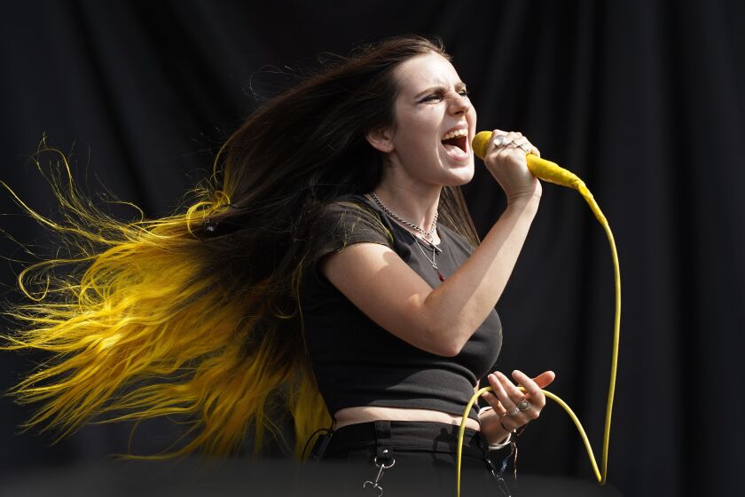 Aviva performs on day one of Riot Fest on Friday, Sept. 16, 2022, at Douglass Park in Chicago