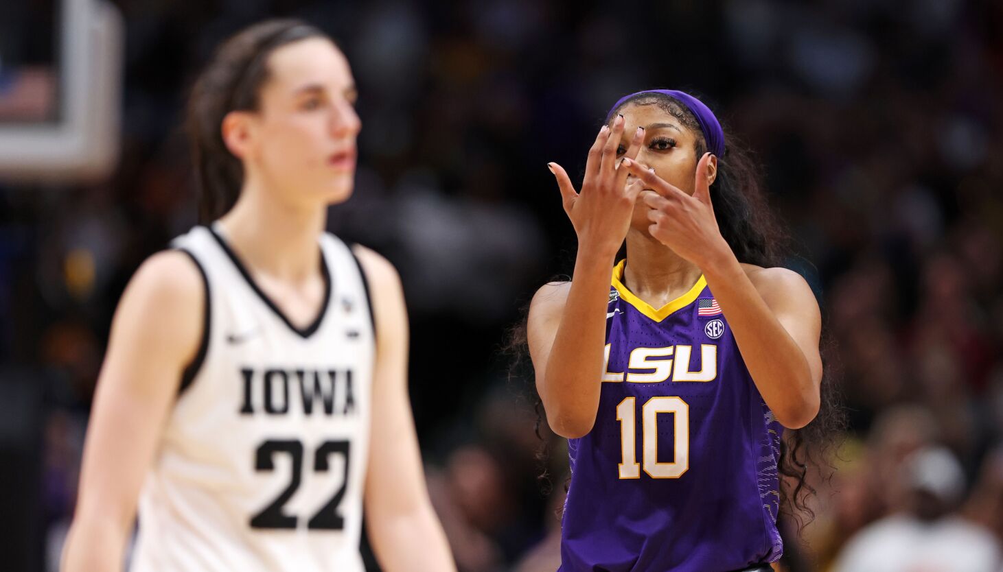 NextImg:Reaction to Angel Reese taunting Caitlin Clark shows the double standard for Black athletes