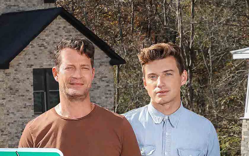 Nate Berkus and Jeremiah Brent compete on “Rock the Block.”