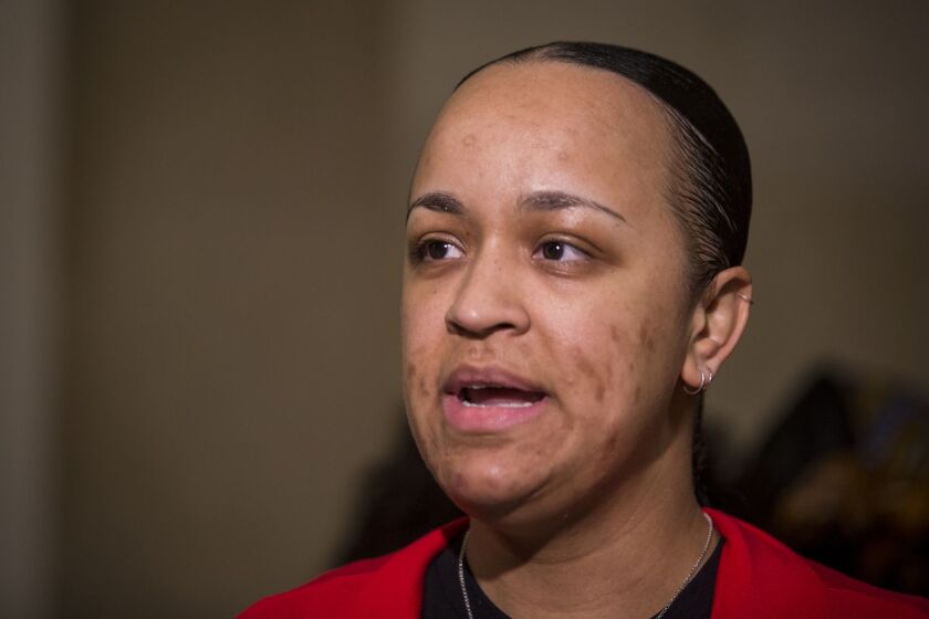 Jennifer Johnson, chief of staff for the Chicago Teachers Union.
