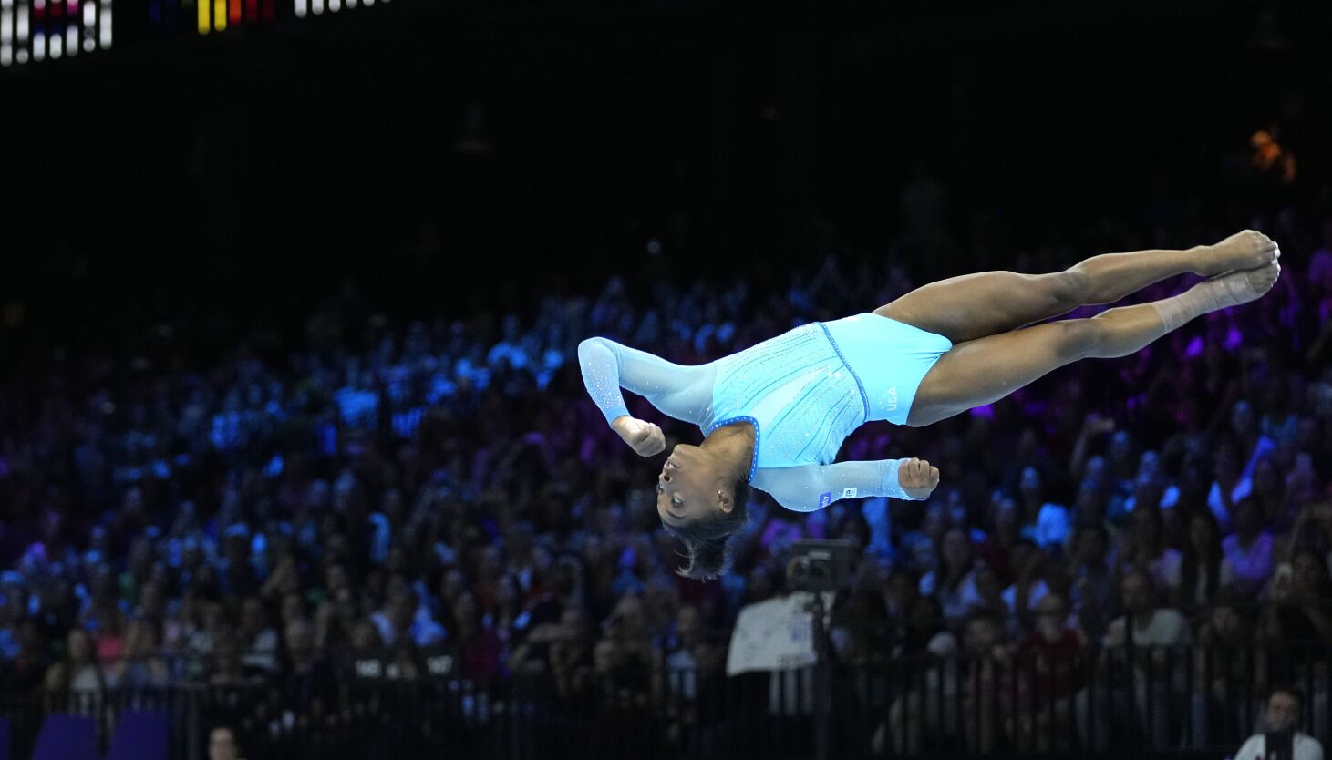 NextImg:Simone Biles leads United State at world gymnastics championships