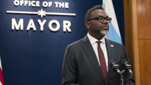 Mayor Brandon Johnson Chicago City Hall.