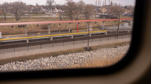 The South Shore Line now extends to Munster and Dyer, marking a new path for those who commute to Chicago. | Candace Dane Chambers/Sun-Times.