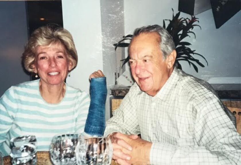 Jacqueline Rudman and her first husband, Ken. They were married almost 50 years until his death in 2001. | Provided photo