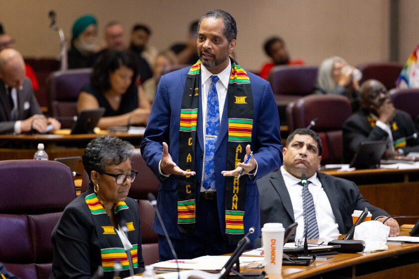 Ald. Anthony A. Beale (9th) during a City Council meeting at City Hall, Wednesday, June 17, 2026.