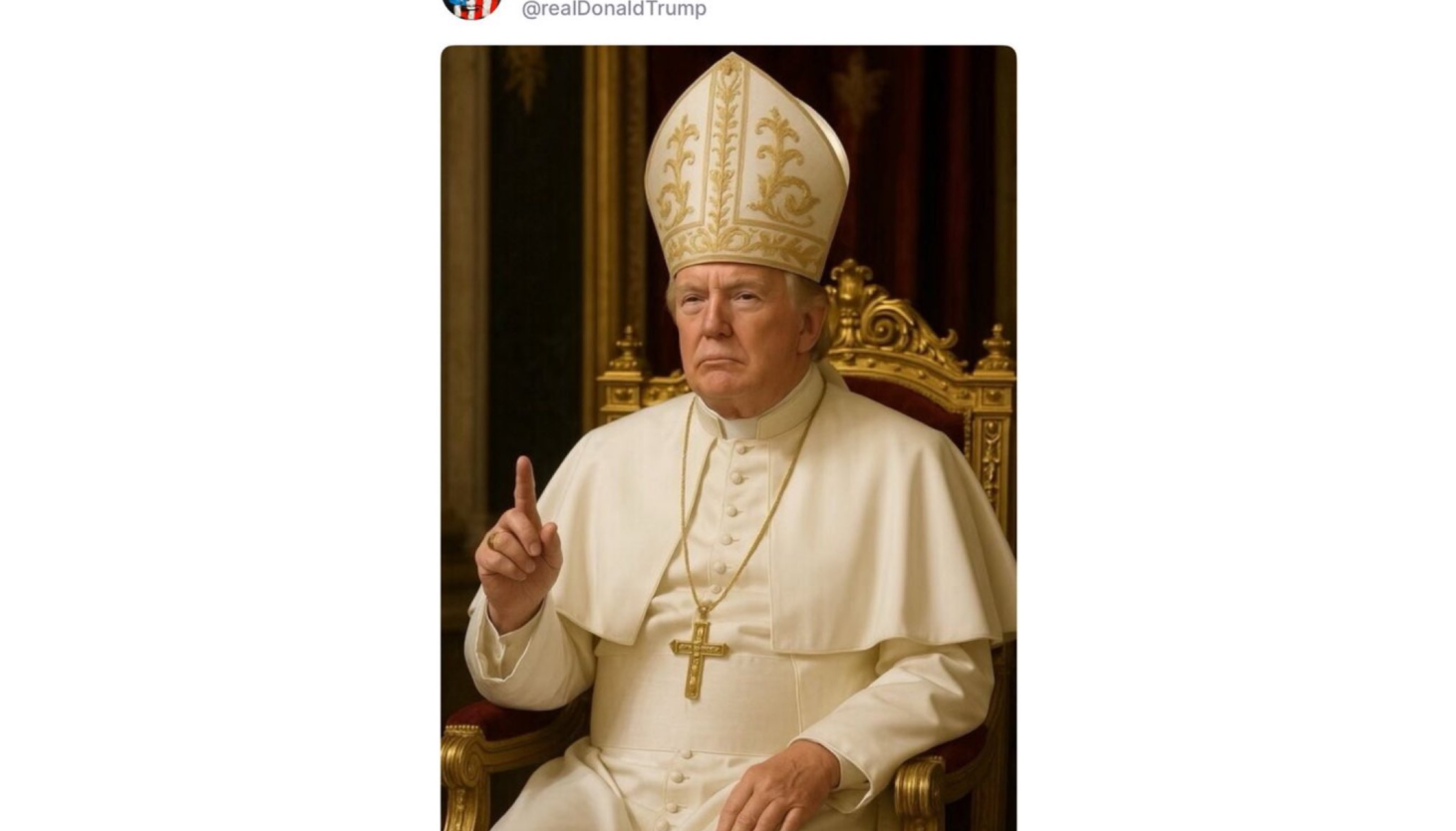 Trump feuding with the pope? I thought he was the pope