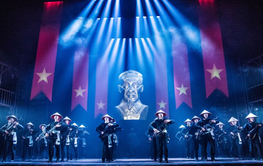 The national touring production of “Miss Saigon” opens Nov. 16 at the Cadillac Palace Theatre. | Matthew Murphy