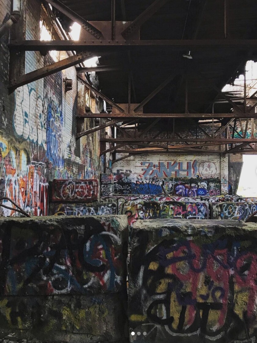 A look at the inside of the Damen Silos from this past summer.