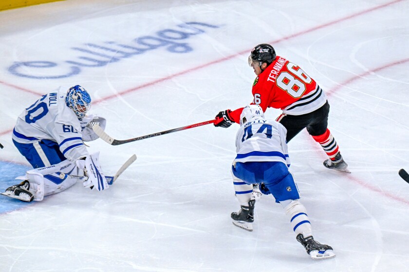 Maple Leafs Blackhawks Hockey