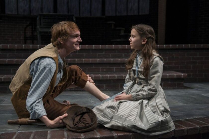 Aubrey McGrath and Tori Whaples in “The Secret Garden” at Court Theatre. (Photo: Michael Brosilow)