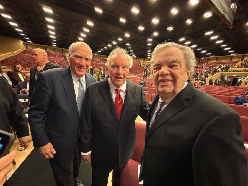 Bill, Richard and John Daley at the House of Hope