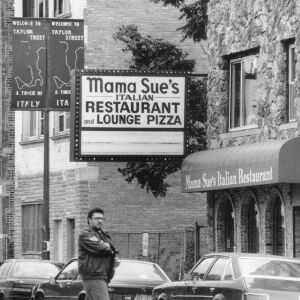 One of many restaurants along Taylor Street in Little Italy. | Sun-Times Archives