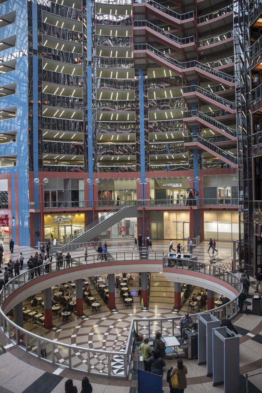 Interior of the Thompson Center