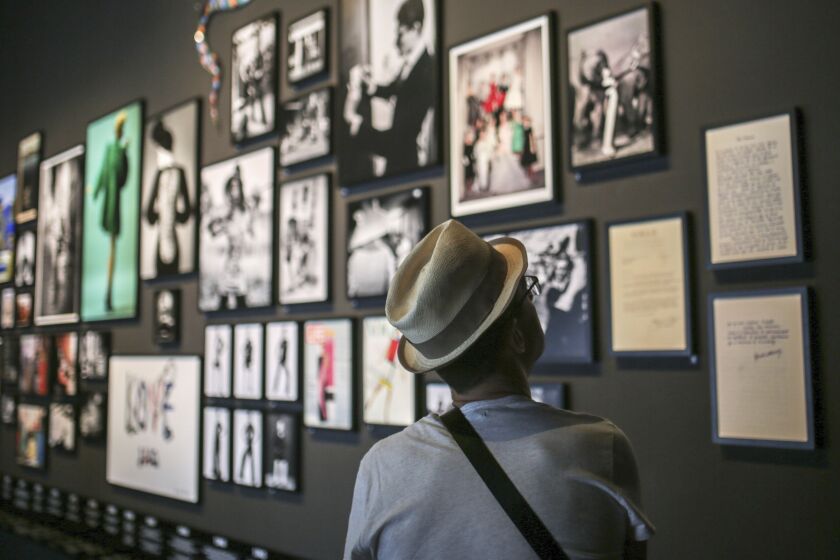 A gallery inside the Yves Saint Laurent museum in Marrakech. | Mosa’ab Elshamy/Associated Press