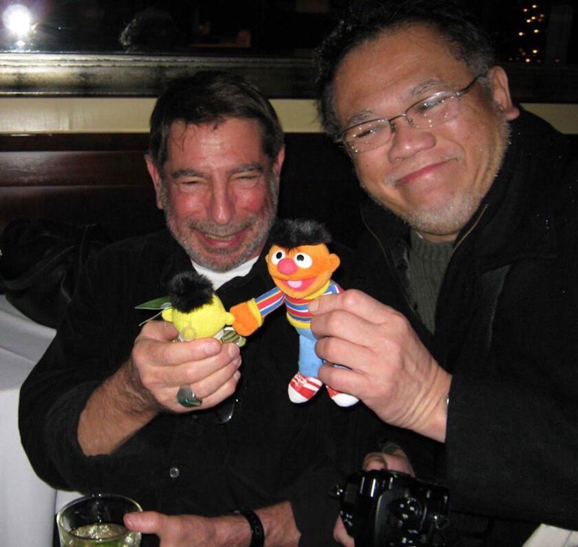 Ken Ilio (right) and husband Ron Dorfman.