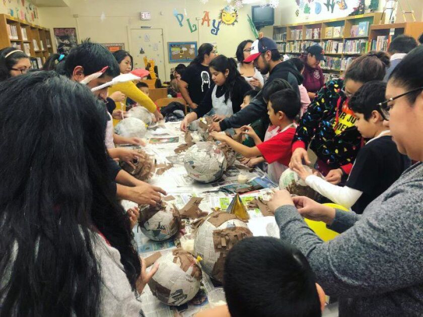 The Gage Park Latinx Council held this event inside the Gage Park library branch before the coronavirus pandemic forced the library to close 16 months ago. The branch is scheduled to reopen Monday, Aug. 2, 2021.
