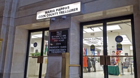 Cook County Treasurer Maria Pappas’ office.