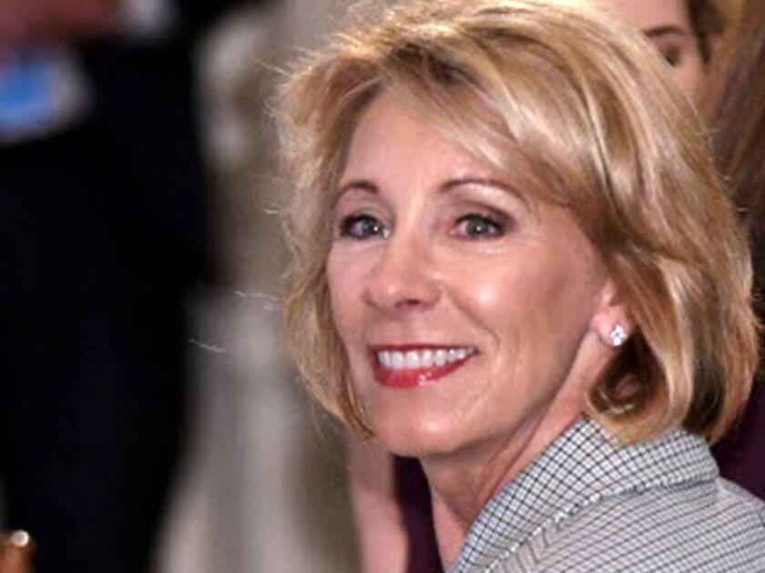 Education Secretary Betsy DeVos | Getty Images