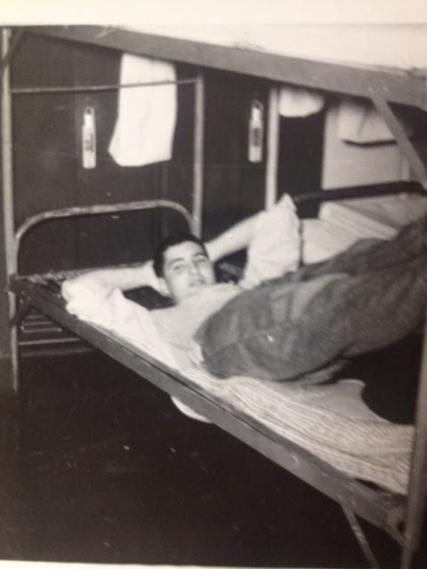 Steve Rebora served on a ship off the coast of Japan in the 1950s. | Family photo