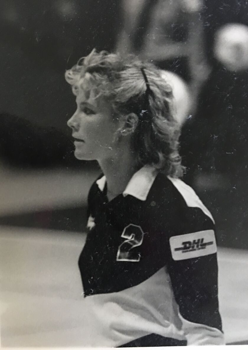 Sarah Powers-Barnhard during her playing days.