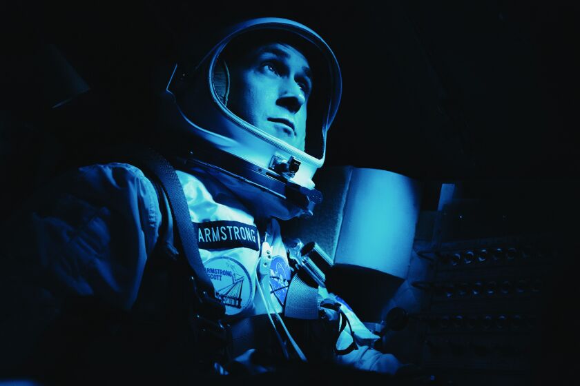 Ryan Gosling as Neil Armstrong in “First Man.” | UNIVERSAL PICTURES