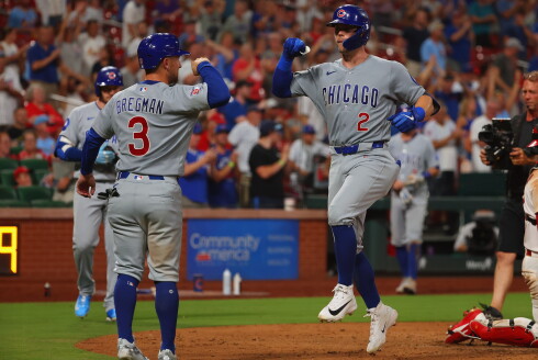 Cubs infielders Nico Hoerner and Alex Bregman