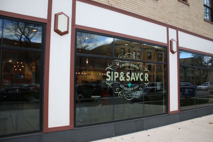 The latest Sip & Savor coffee shop in Bronzeville, at 78 E. 47th St., in the historic Rosenwald building. | Brian Rich/Sun-Times