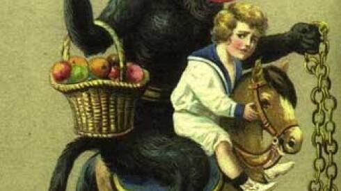 Krampus Postcard ca. 1900s_Wikimedia Commons_Public Domain.jpg