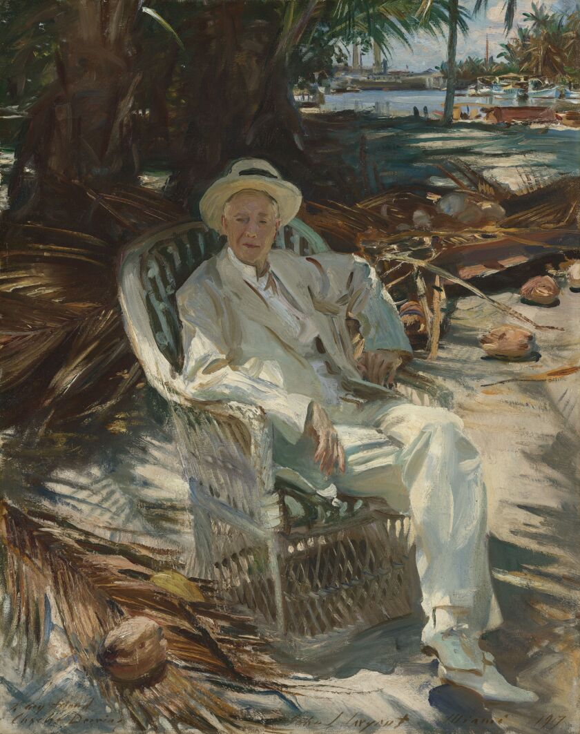 John Singer Sargent painted a portrait of Charles Deering, a friend and a Chicago collector of his work, in 1917. | THE ART INSTITUTE OF CHICAGO, ANONYMOUS LOAN