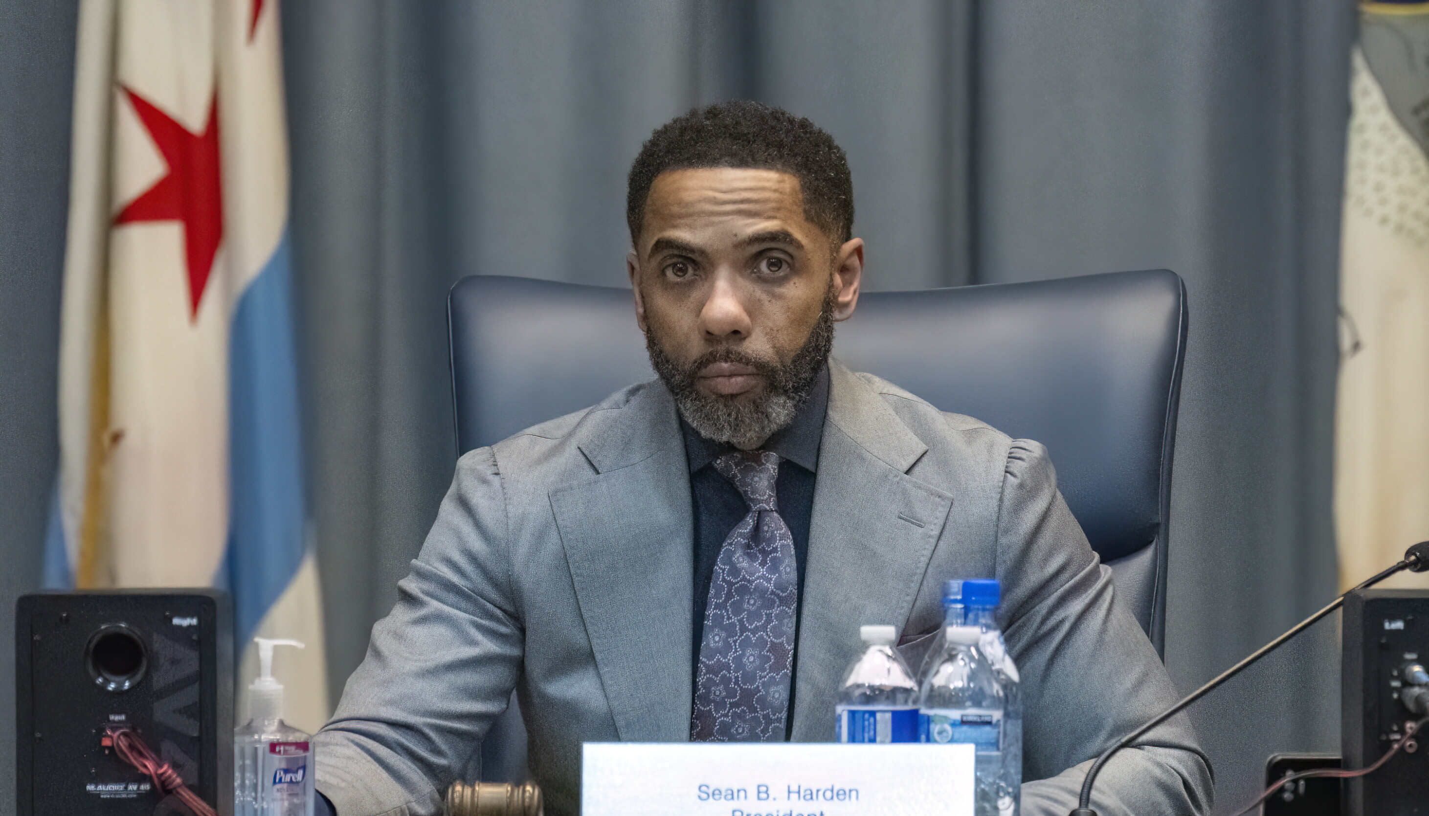 Sean B. Harden, appointed Chicago School Board president Chicago Sun