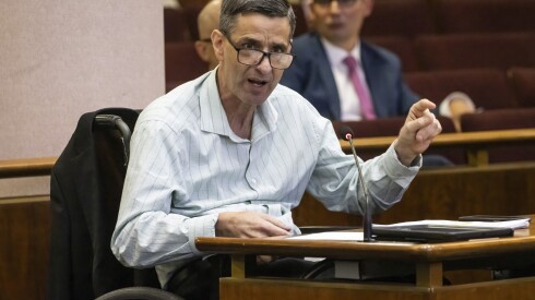 Ald. Nick Sposato (38th) speaks during a Chicago City Council meeting at City Hall on Sept. 18.