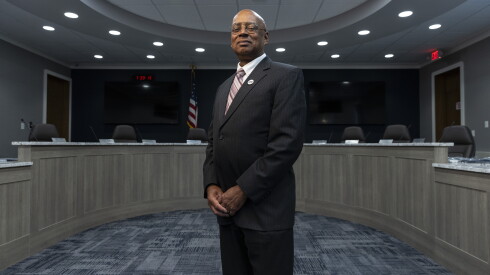 North Chicago Mayor Leon Rockingham Jr., shown recently at city hall. He's overseeing increased restrictions on video gaming in the far north suburb.