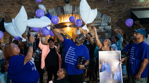 A vigil was held by families at South Chicago Chapel on Sunday, Aug. 30, 2026.
