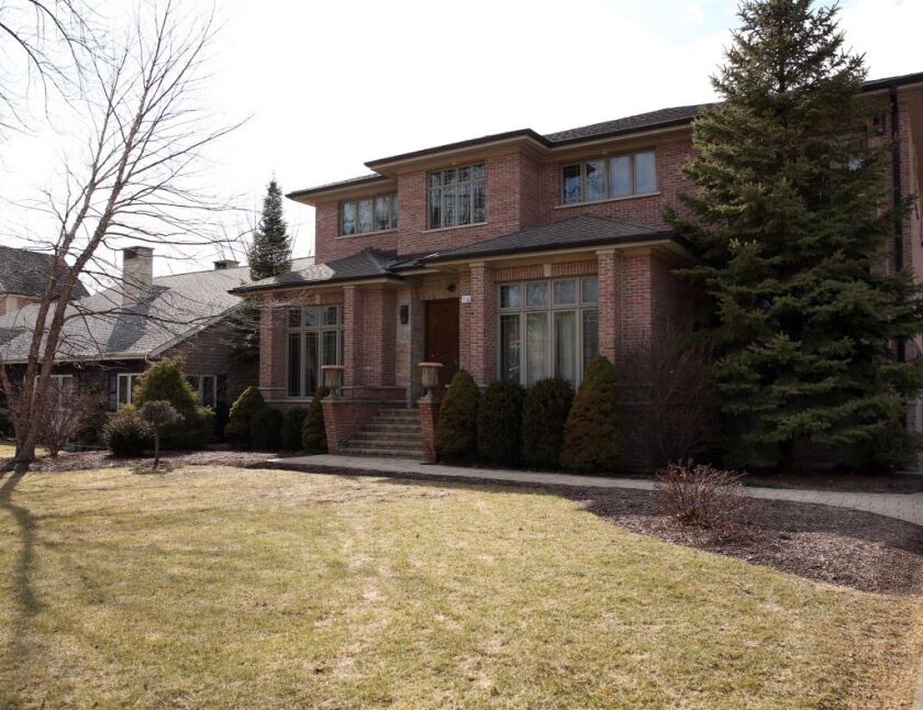 The Park Ridge home of a Washington Federal Bank for Savings customer where bank chief John F. Gembara was found dead. The homeowner told police in the northwest suburb that Gembara said he “needed to hide due to ‘troubles’ at the bank.” | Kevin Tanaka /