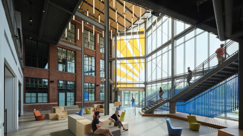 Interior of the Aspire Center for Workforce Innovation at 5500 W. Madison St.