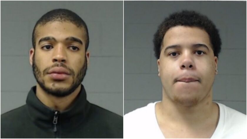 Kristian Hepburn, Tandre Felix | Warrenville police